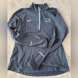 Women’s Nike Charcoal Dri-FIT Georgia Bulldogs Half-Zip Hoodie